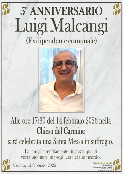 MALCANGI Luigi 5° anniversario FL NUOVO LOGO FL OK