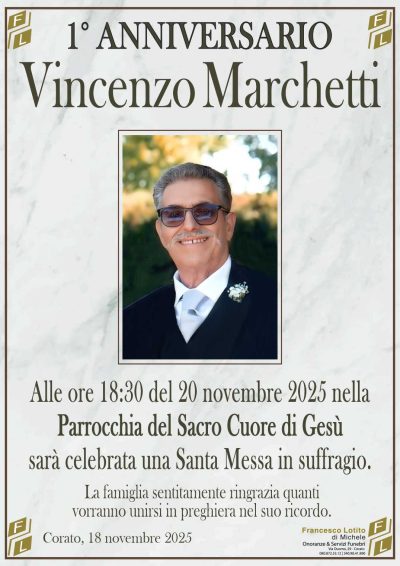 MARCHETTI Vincenzo 1° anniversario FL NUOVO LOGO FL OK