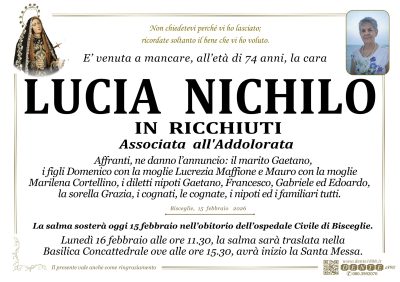 Nichilo Lucia - Mad Addolorata nuova