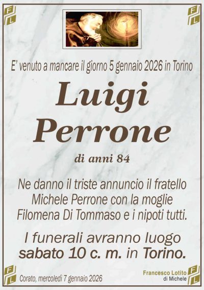 PERRONE Luigi ANNUNCIO FL MARMO cl