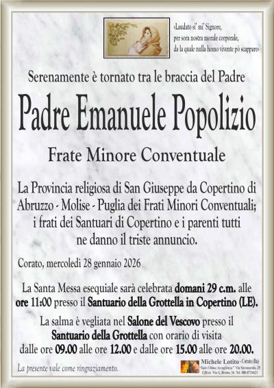POPOLIZIO Emanuele ANNUNCIO ML CL