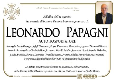 Papagni Leonardo - Croce tonda