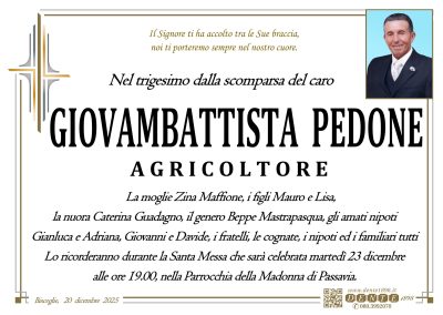 Pedone Giovambattista - Croce Papale