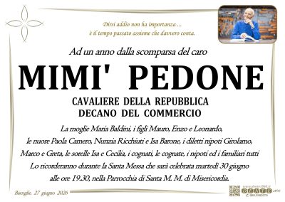 Pedone Mimì - Croce Pesci