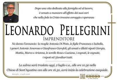 Pellegrini Leonardo_croce tonda