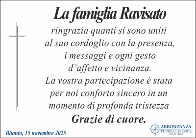 RINGRAZIAMENTO - maria domenica volpe