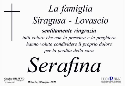 RINGRAZIAMENTO