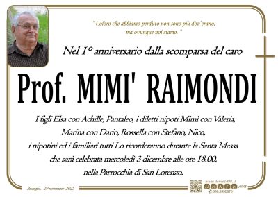 Raimondi Mimì - Croce semplice