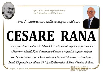 Rana Cesare - Padre Pio nel tondo