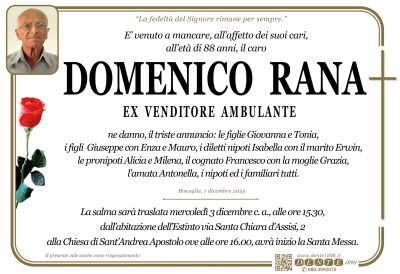 Rana Domenico - sosta Sant'Andrea Apostolo