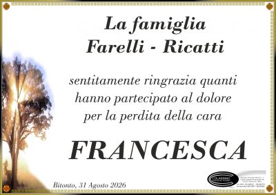 Ringraziamenti