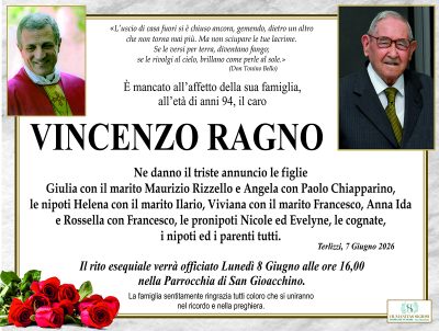 SLOW annuncio Ragno Vincenzo