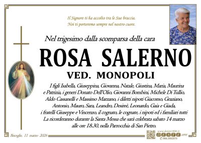 Salerno Rosa - Cristo Misericordioso