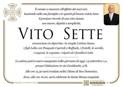 Sette Vito _ Croce semplice _ Abitazione _ Chiesa San Domenico