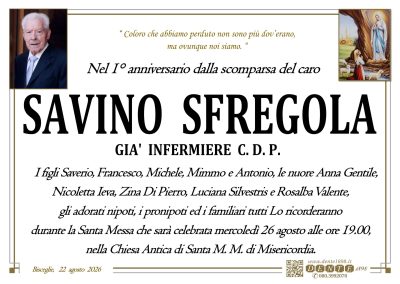Sfregola Savino- Mad di Lourdes