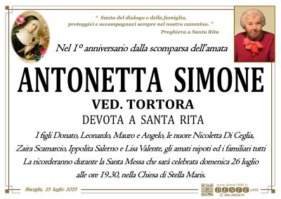 Simone Antonietta - SANTA RITA
