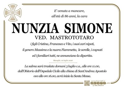 Simone Nunzia- Croce tonda