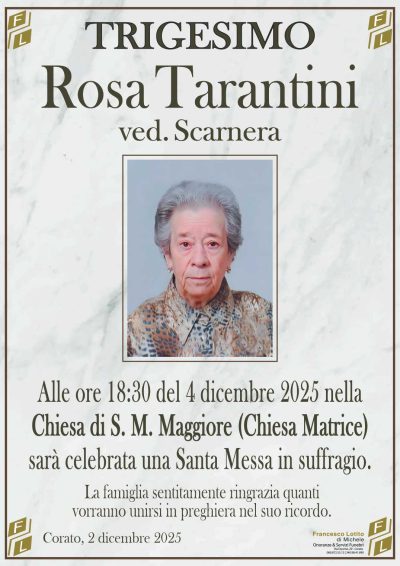 TARANTINI Rosa trigesimo FL NUOVO LOGO FL OK