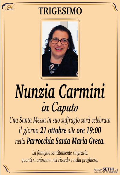 TRIGESIMO Nicola Marulli fu Antonio (Ex vigile della Polizia Locale)