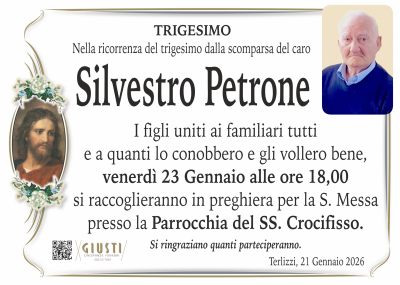 TRIGESIMO con photo a destra