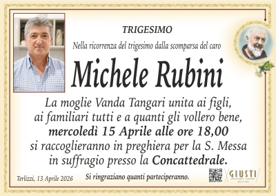 TRIGESIMO con photo a destra