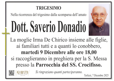 TRIGESIMO con photo a destra