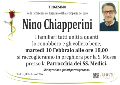 TRIGESIMO con photo a destra