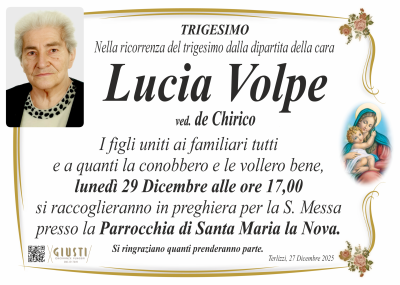 TRIGESIMO con photo a destra