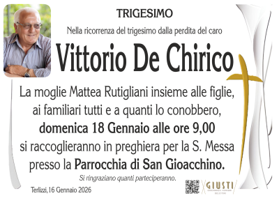 TRIGESIMO con photo a destra