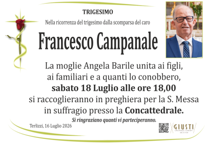 TRIGESIMO con photo a destra