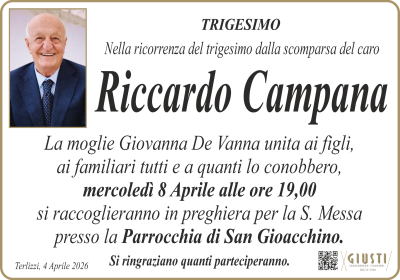 TRIGESIMO con photo a destra