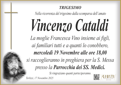 TRIGESIMO con photo a destra