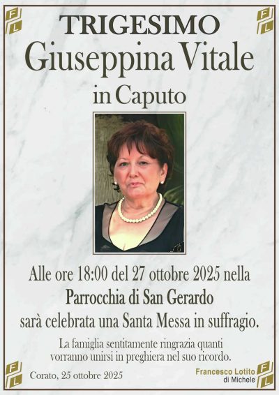 VITALE Giuseppina trigesimo FL NUOVO