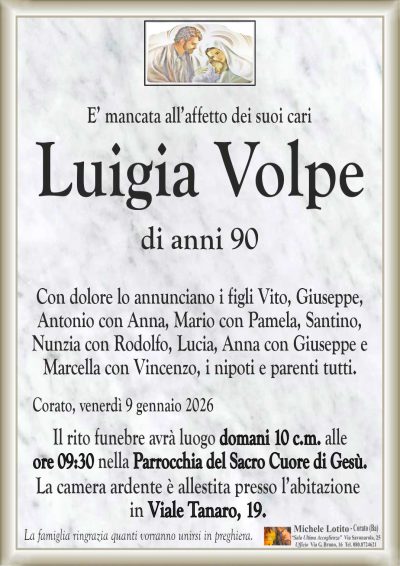 VOLPE Luigia ANNUNCIO ML CL