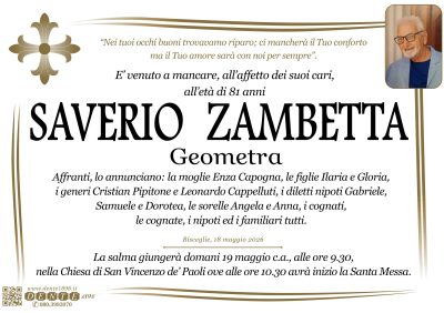 Zambetta Saverio _ Croce semplice