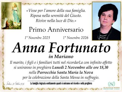 anniversario primo