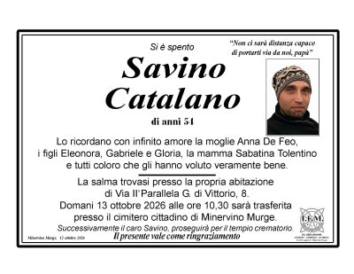 annu. lutto savino catalano