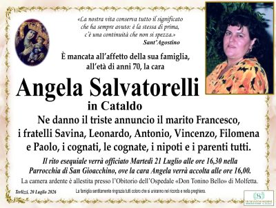 annuncio Salvatorelli Angela