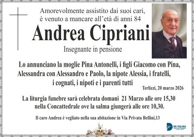 annuncio andrea cipriani