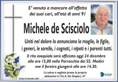 annuncio de scisciolo