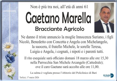 annuncio gaetano marella