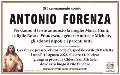 annuncio lutto antonio forenza