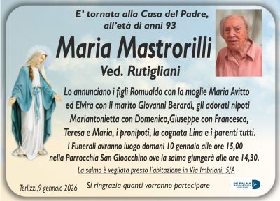 annuncio lutto mastrorilli