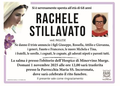 annuncio lutto stillavato