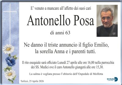 annuncio posa antonello
