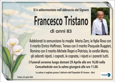 annuncio tristano
