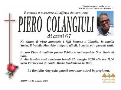 colangiuli annuncio