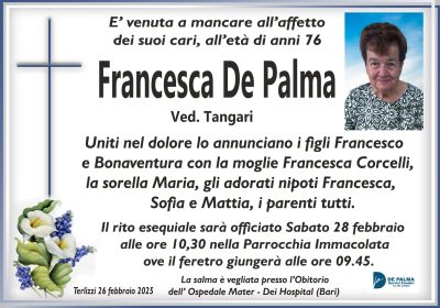 de palma tangari annuncio