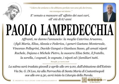 lampedecchia paolo - Cristo puntini
