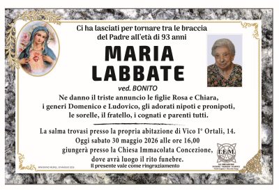 lutto maria labbate